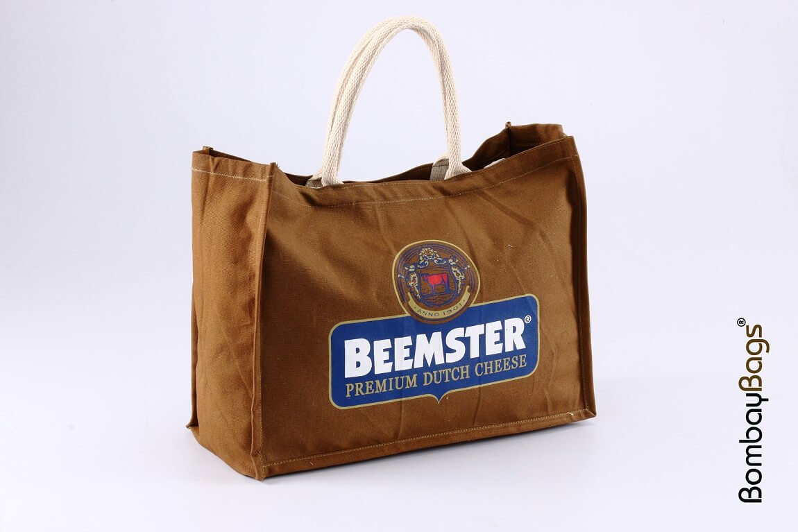 Custom Printed Beemster Canvas Tote Promotional Tote Bag by Bombay Bags