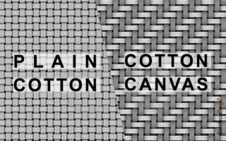 Difference in Plain Cotton and Cotton Canvas Fabric