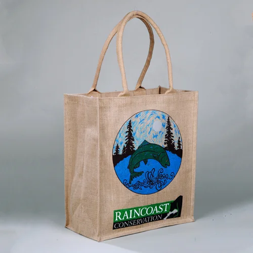 Fundraising jute bag